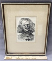 Salvador Dali Velazquez Etching