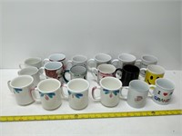 box lot of mugs