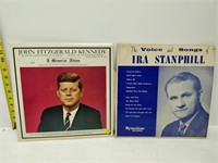 JFK a memorial album and ira stanphill records
