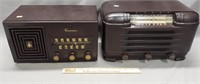 2 Radios: Emerson 641B(1952), Pilot B-1(1940)