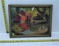 paul detlefren picture in frame - approx. 17x13"