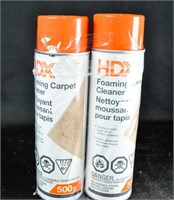 HOME DEPOT CARPET FOAM CLEANER NEW 2 PACK HDX