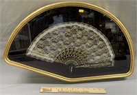 Framed Fancy Folding Fan