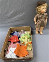 Vintage Terri Lee Doll w/ Extra Clothes
