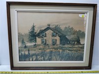 farm house framed print