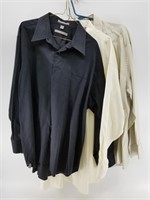 3 Men's dress shirts size XL            (P 20)