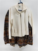 Men's flannel shirt 3XL and women's athletic coat