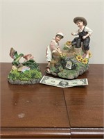 2 Decorative Figurines- Have Damage