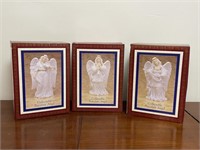 3 Collectible Porcelain Angels