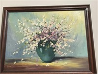 Oil on Canvase Flower Arrangement