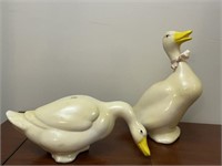 Ceramic Geese Figurines