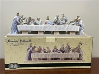 Porcelain Collectible The Last Supper Figurine