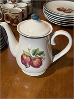 China Pearl Casuals Apple Coffee Pot