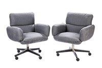 PAIR OF MCM KNOLL OFFICE CHAIRS