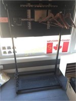 Metal Coat Rack / Umbrella Stand w/ Shoe Tray