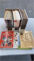 Box of miscellaneous sports publications