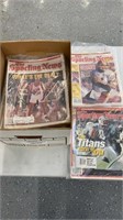 Box of The Sporting News with list
