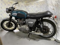 1969 Triumph Trident motorcycle, motor turns over