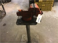 USA Made Vise on Steel Stand