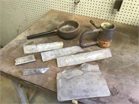 Melting Pots & Raw Lead