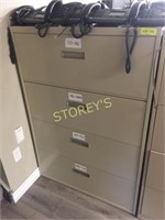 4 Drawer File Cabinet - 36 x 18 x 52