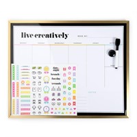 Live Creatively Weekly Dry Erase Board - 16x20