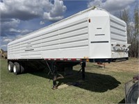 1995 DOEPKER T/A GRAIN TRAILER, 33' SPRING RIDE,