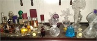 Estate lot of perfume and perfume bottles