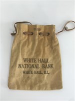 Old White Hall, ILL National Bank Bag