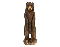 Montana Carver Chainsaw Carved White Pine Bear