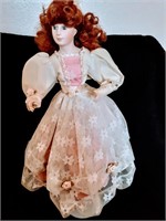 Vintage Doll Stamped Merry