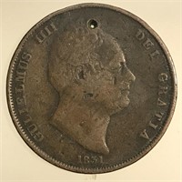1831 Penny Great Britain