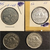 4 Nickels - Early Dates
