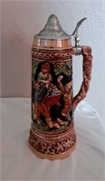 Vintage German Beer Stein With Working Swiss Music