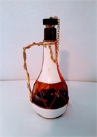 J. Albinana Olleria Amber Brown Glass Bottle
