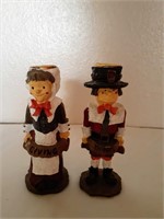 Hermitage Pottery Thanksgiving Pilgrim People Cand