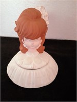 Ready To Paint Ceramic Bisque Décor Doll Bust