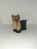 Yorkshire Terrier Puppy Dog Resin Figurine