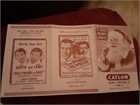 Catlow Theatre Pamphlet Vintage