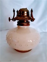 Vintage Oil Lamp Used Wick Inside