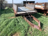 older Trailer with a hoist, hoist works