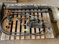 pallet of Hydraulic cylinders and ends