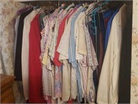Closet Full of Womens Clothes