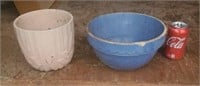 Mccoy Planter & Blue Stone Bowl