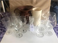 Glassware, Wine item & basket
