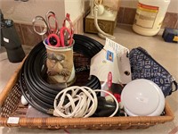 Basket of Scissors, Coax, Metal Etcher, Light, pls