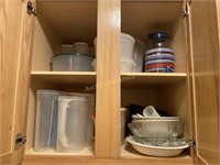 Contents of Cabinet #170, Plasticware & More