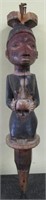 Antique African Fertility God Figural 19" High