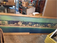 HUGE picture Ft Lauderdale  beach 11ft x 4ft