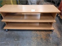 Tv stand with 3 shelves